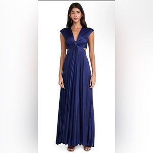 ALC Alejandra Satin Pleated Dress